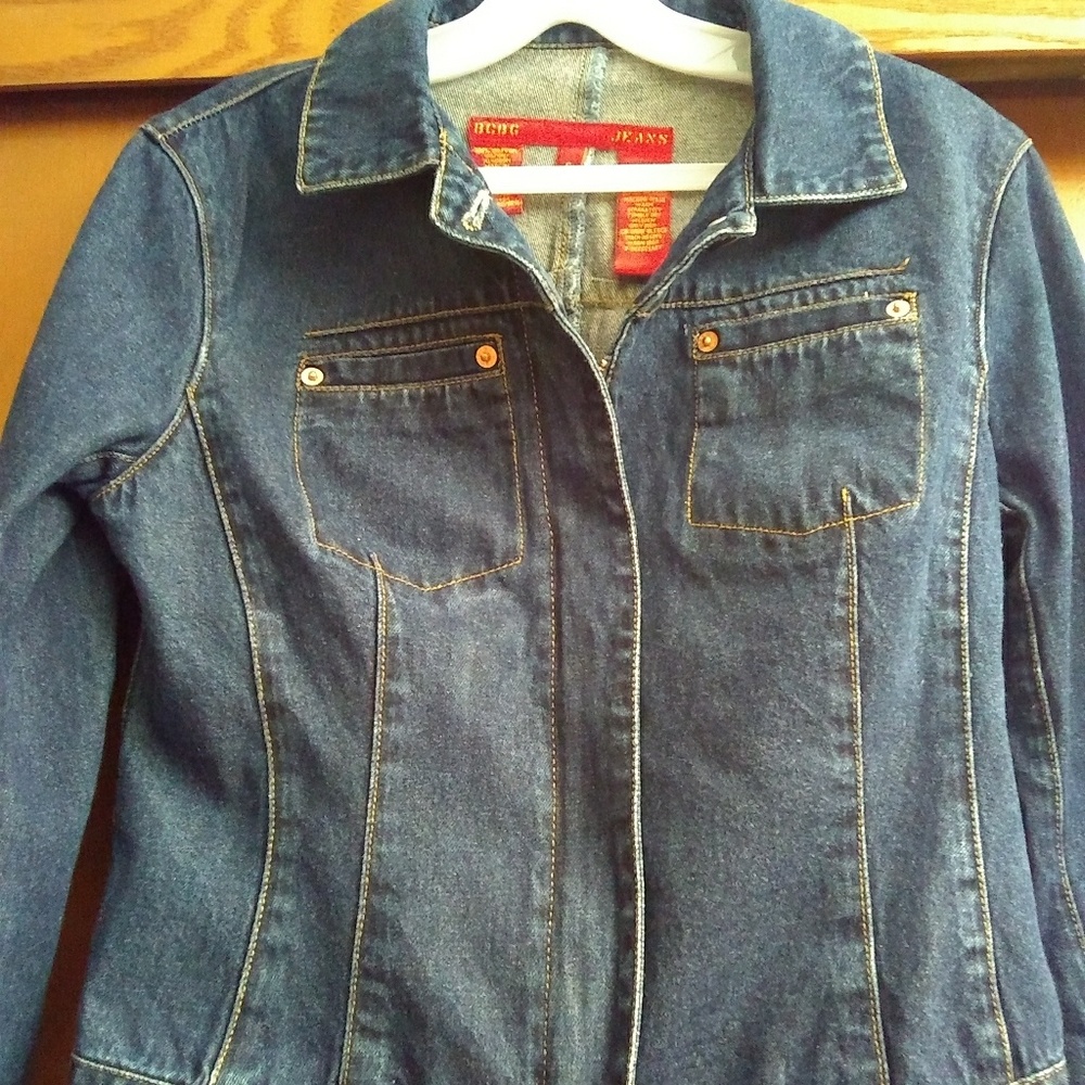 *Final Sell Price* BCBG Blue Jean Jacket - Picture 2 of 4